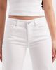ONLY ONLY Blush mid waist straight leg jeans in white - 4
