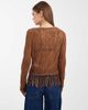 ONLY ONLY boho fringe detailing crochet top in brown - 3