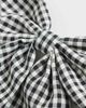 ONLY ONLY bow hair clip in black & white gingham - 3