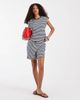 ONLY ONLY boxy top in blue stripes - part of a set - 2