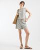 ONLY ONLY boxy top in dark green stripes - part of a set - 2