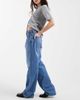 ONLY ONLY Britney low waist straight leg jeans in mid blue - 3