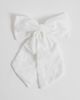 ONLY ONLY broderie bow hair clip in white - 1