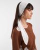 ONLY ONLY broderie details small scarf in white - 1