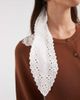 ONLY ONLY broderie details small scarf in white - 3