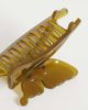 ONLY ONLY butterfly hair clip in olive green - 3