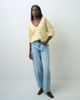 ONLY ONLY cable knit sweater in light yellow - 3