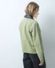 ONLY ONLY canvas jacket with contrast collar in light green-WHITE - 3