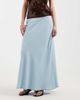 ONLY ONLY chambray denim maxi skirt in light blue - 2