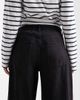 ONLY ONLY Chara high waist barrel leg panel jeans in washed black - 4