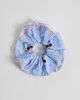ONLY ONLY cherry print scrunchie in light blue gingham - 1