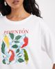 ONLY ONLY chilli graphic print oversized T-shirt in white - 4
