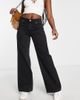 ONLY Only Chris low rise wide leg jeans in black - 1