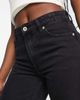 ONLY Only Chris low rise wide leg jeans in black - 3