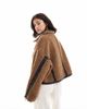 ONLY ONLY chunky teddy short jacket in brown - 3