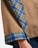 ONLY ONLY contrast sleeve trench with matching scarf in tan & blue check-Neutral - 3