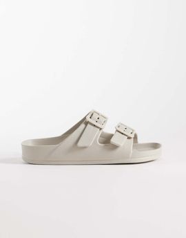 ONLY ONLY double strap sandals in beige-Neutral