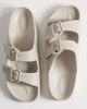 ONLY ONLY double strap sandals in beige-Neutral - 2