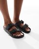 ONLY ONLY double strap sandals in black - 1