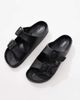 ONLY ONLY double strap sandals in black - 2