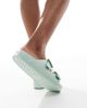 ONLY ONLY double strap sandals in sage-Green - 4