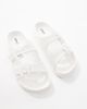 ONLY ONLY double strap sandals in white - 4