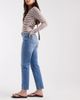 ONLY ONLY Emily high rise straight leg ankle jeans in mid wash blue - 2