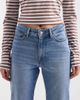 ONLY ONLY Emily high rise straight leg ankle jeans in mid wash blue - 4