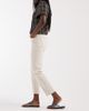 ONLY Only Emily high waist straight leg jeans in ecru-White - 3