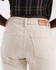 ONLY Only Emily high waist straight leg jeans in ecru-White - 4