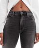 ONLY Only Emily high waisted straight leg jeans in washed gray - 4
