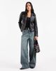 ONLY Only faux leather biker jacket in black - 4