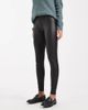 ONLY Only faux leather high waisted leggings in black - 4