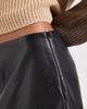 ONLY Only faux leather mini skirt in black - 4