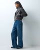 ONLY ONLY faux leather washed bomber jacket in chocolate brown - 2