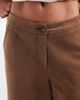 ONLY ONLY faux suede bermuda shorts in brown - 4