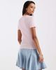 ONLY ONLY fitted rib knit top in light pink - 2