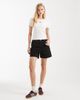 ONLY ONLY fitted rib knit top with heart embroidery in white - 2