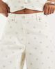 ONLY ONLY floral print bermuda shorts in white - part of a set - 2