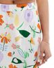 ONLY ONLY floral print maxi skirt in white - 3