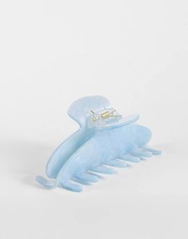 ONLY ONLY hair claw in iridescent light blue