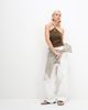 ONLY ONLY halterneck top in khaki-Green - 2
