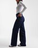 ONLY ONLY Hannah extra high waist wide leg jeans in dark blue rinse - 3