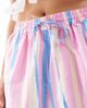 ONLY ONLY high rise shorts in pink & blue stripes - 3