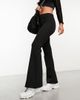 ONLY Only high waisted flares in black - 1