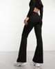 ONLY Only high waisted flares in black - 2