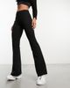 ONLY Only high waisted flares in black - 4