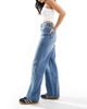 ONLY Only Hope high waisted wide leg jeans in light blue - 3