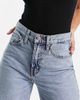 ONLY Only Hope high waisted wide leg jeans in light blue wash-Blues - 3