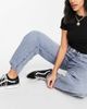 ONLY Only Hope high waisted wide leg jeans in light blue wash-Blues - 4